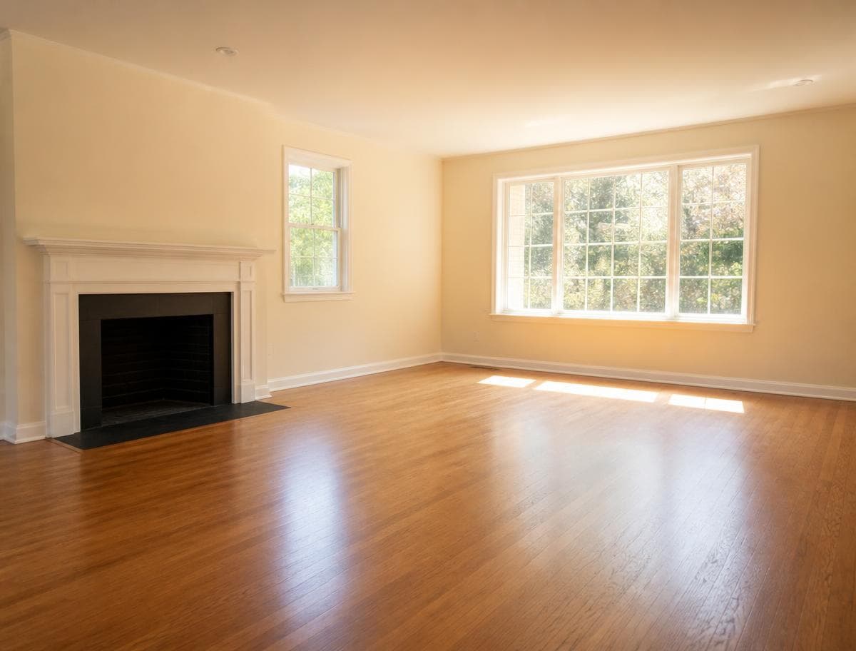Restored clean home interior